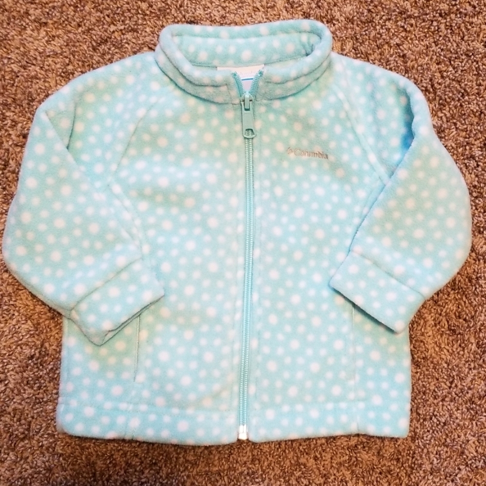 6-12months Girls Columbia fleece jacket